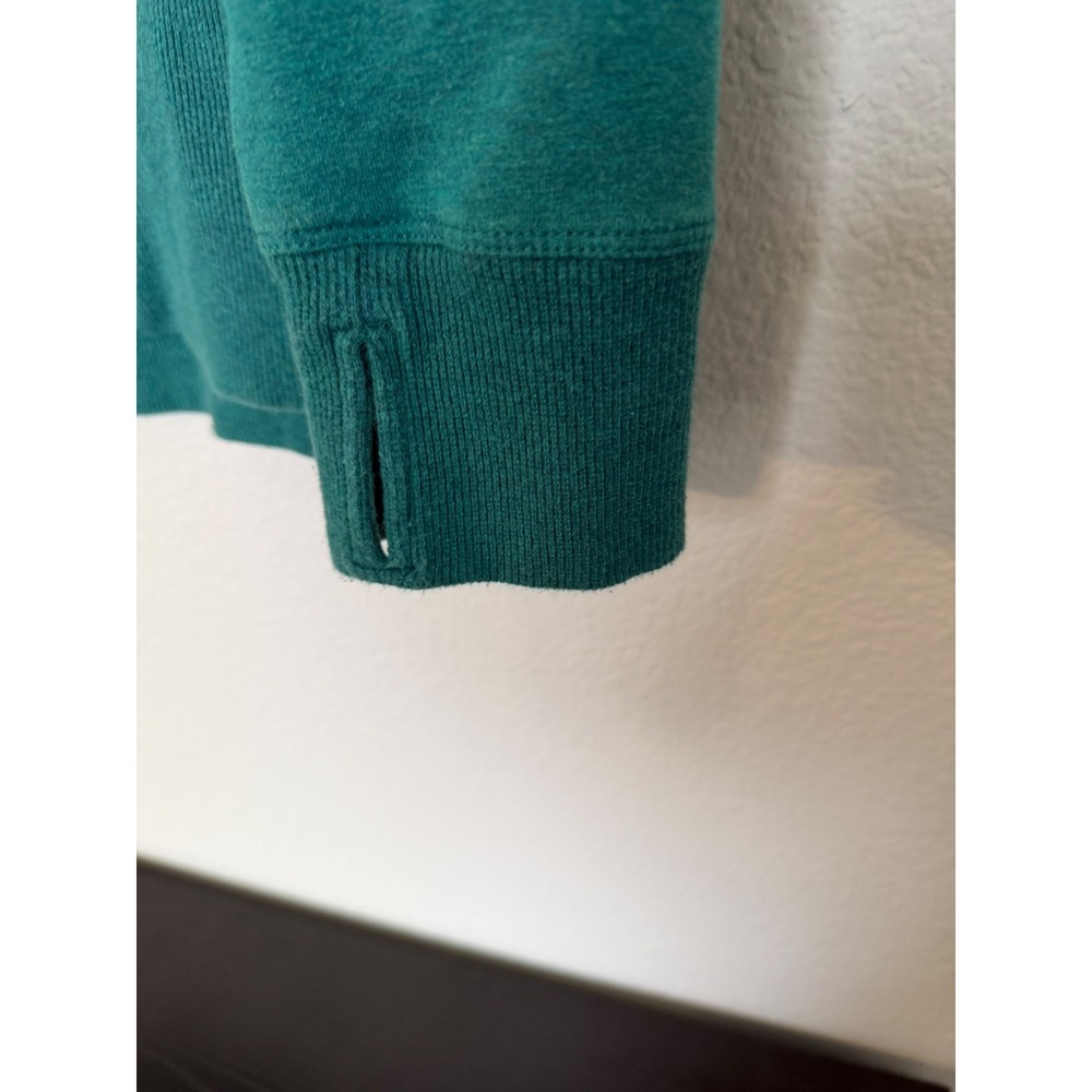 L.L.Bean Teal Crewneck Pullover Sweatshirt Womens Medium - Picture 6 of 17